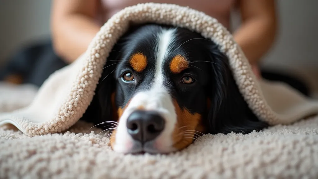 Bernese Mountain Dog Receiving Towel