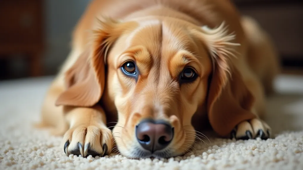 Close-up of a Golden Retriever's face